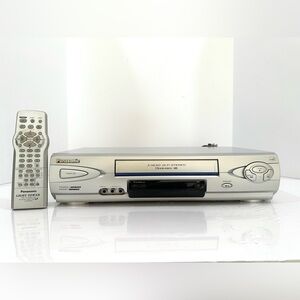 Panasonic PV-V4623S Blue Line 4-Head Hi-Fi Stereo VHS VCR Omnivision W/Remote